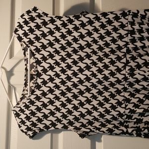 Black and White simple dress